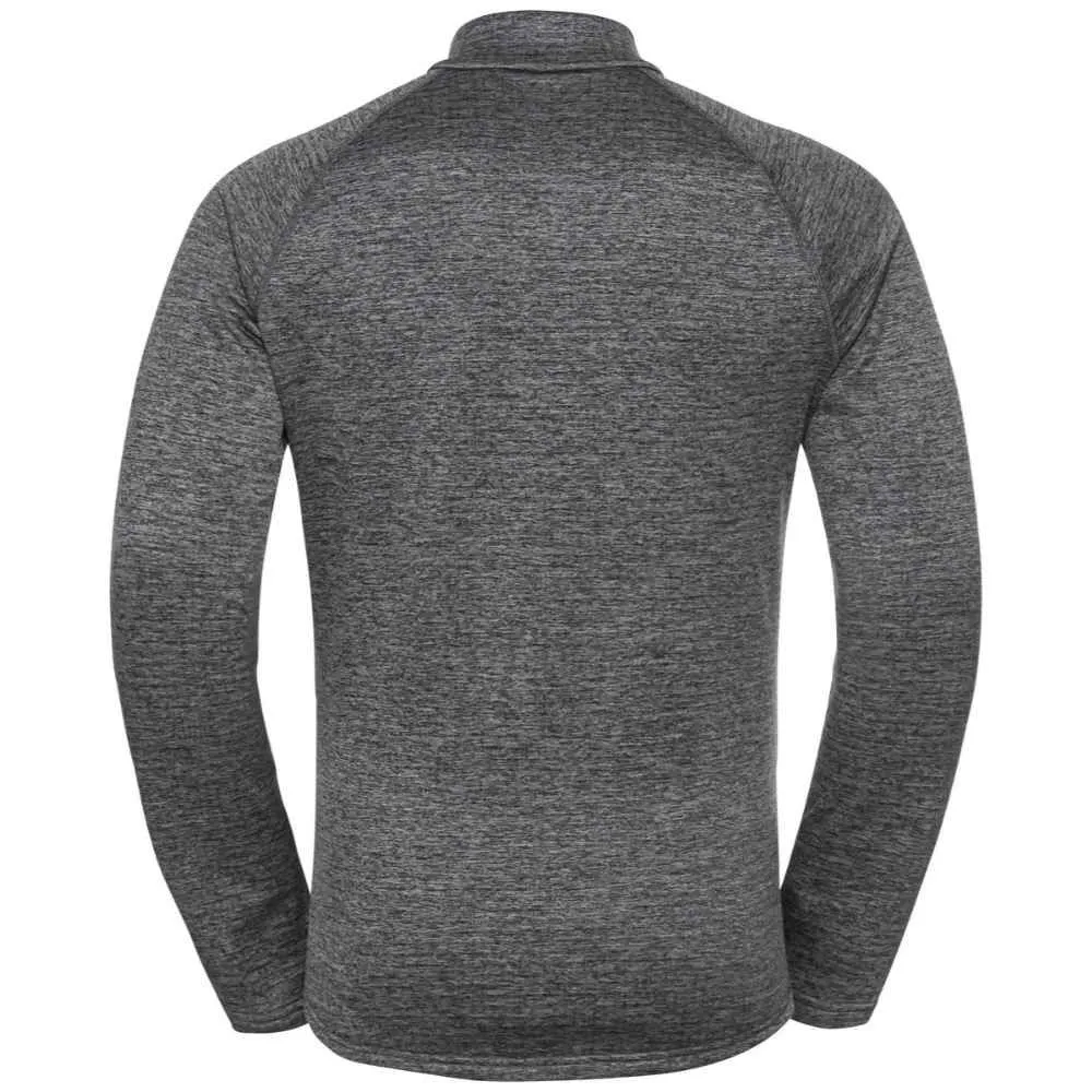 Vêtements de sport ODLO Homme | Pull de running  ODLO Pull 1/2 zip FLI Homme dark grey melange|542552-10734